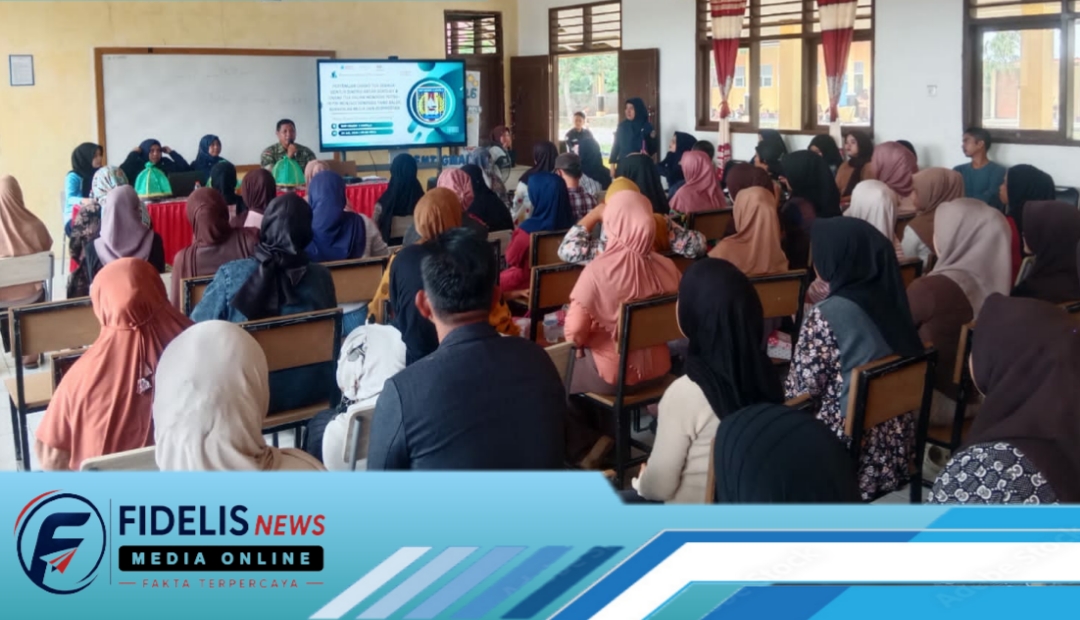 Babinsa Rumpa Edukasi Orang Tua Siswa SMPN 3 Mapilli Ikutserta Bimbing Anak di Rumah