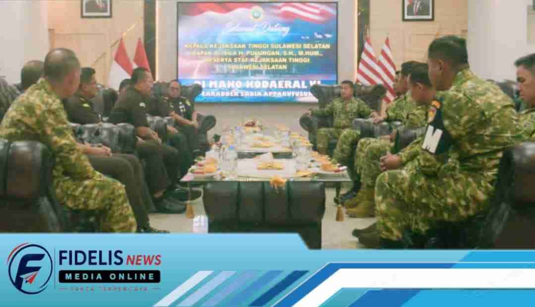 Kepala Kejaksaan Tinggi Sulsel Kunjungi Mako Kodaeral VI, diterima langsung Komando Kodaeral VI